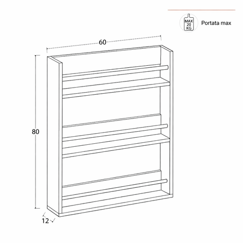 Organizador KIDO blanco