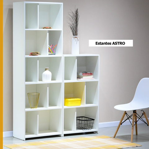 Set Libreros ASTRO blanco