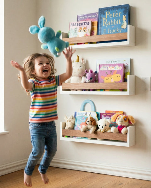 No es solo un estante. Es el rincón donde nacen cuentos, juegos y momentos que quedan para siempre.