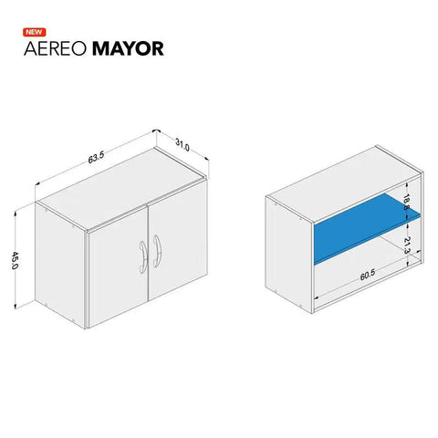 Aéreo MAYOR blanco - Open Hogar