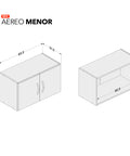 Aéreo MENOR blanco - Open Hogar