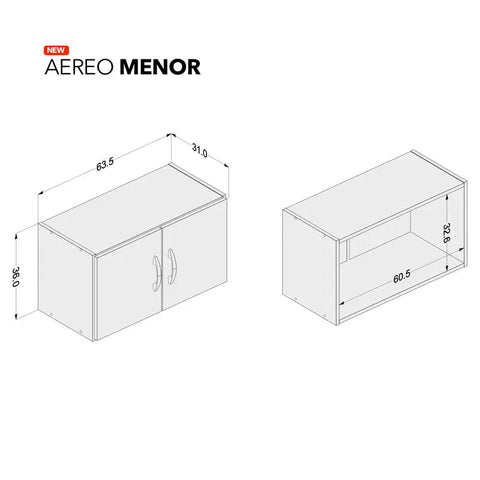 Aéreo MENOR blanco - Open Hogar