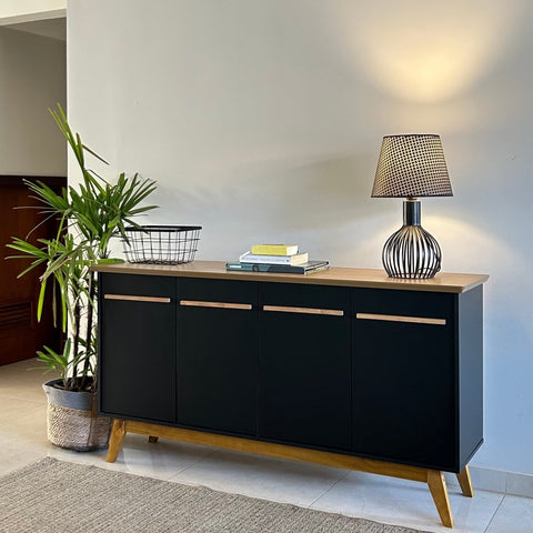 Aparador OTAWA negro - Open Hogar
