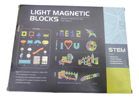 Bloques Magneticos LIGHT DIY 110pcs - Open Hogar