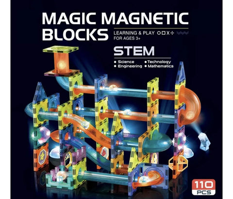 Bloques Magneticos LIGHT DIY 110pcs - Open Hogar