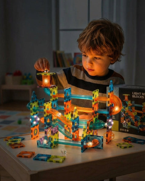 Bloques Magneticos LIGHT DIY 110pcs - Open Hogar