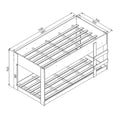 Cama EVEREST nogal - Open Hogar