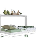 Cama FENIX blanco - Open Hogar