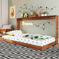 Cama FENIX nogal - Open Hogar