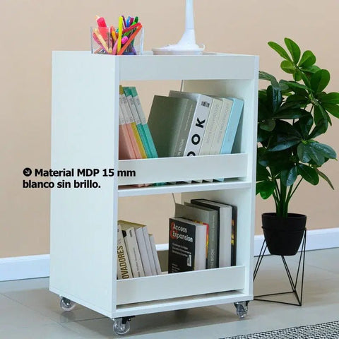 Carrito ESENCIAL blanco - Open Hogar