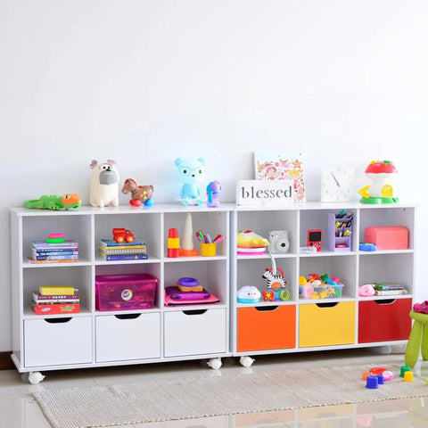 Combo 2 Jugueteros KIDS blanco - Open Hogar