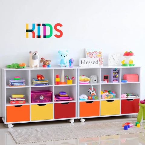 Combo 2 Jugueteros KIDS color - Open Hogar