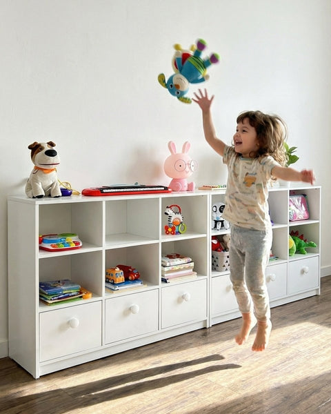 Combo 2 Jugueteros PLAY blanco blanco - Open Hogar