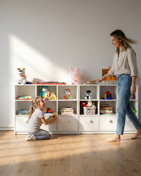 Combo 2 Jugueteros PLAY blanco blanco - Open Hogar