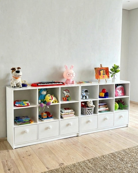 Combo 2 Jugueteros PLAY blanco blanco - Open Hogar