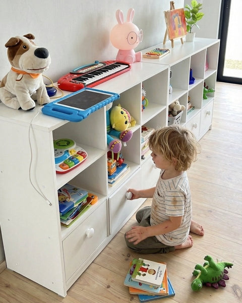 Combo 2 Jugueteros PLAY blanco blanco - Open Hogar