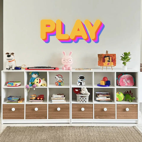 Combo 2 Jugueteros PLAY blanco nature - Open Hogar