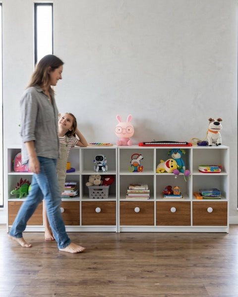 Combo 2 Jugueteros PLAY blanco nature - Open Hogar