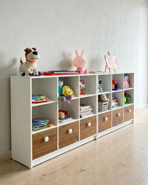 Combo 2 Jugueteros PLAY blanco nature - Open Hogar