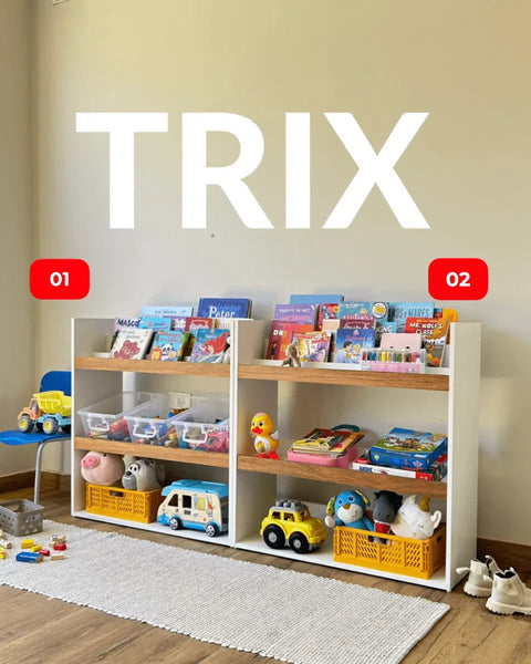 Combo 2 organizadores TRIX blanco nature - Open Hogar