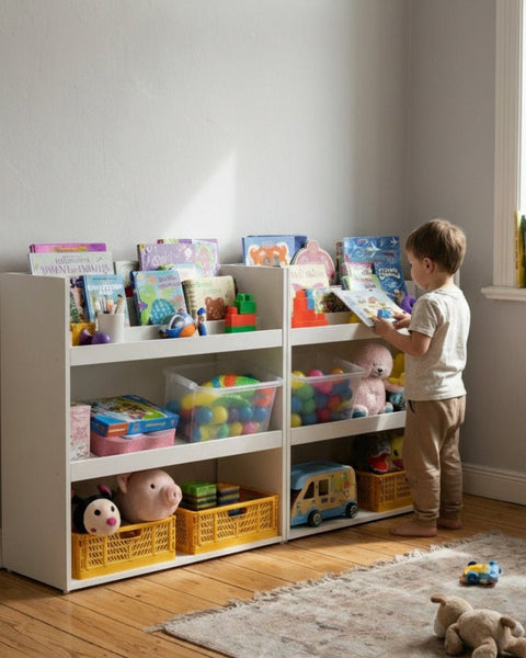 Combo 2 organizadores TRIX blanco nature - Open Hogar