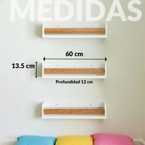 Combo 3 Piezas Aéreo PENTA blanco nature - Open Hogar