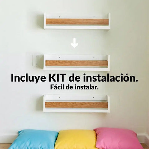 Combo 3 Piezas Aéreo PENTA blanco nature - Open Hogar