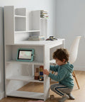 Combo Escritorio FLEXA blanco + Silla TOWER - Open Hogar