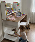 Combo Escritorio FLEXA nature + Silla TOWER - Open Hogar