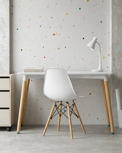 Combo Escritorio TOWER + Silla TOWER blanco - Open Hogar