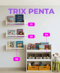 Combo TRIX 4 Piezas blanco - Open Hogar