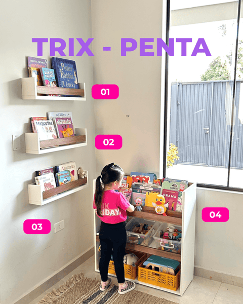 Combo TRIX 4 Piezas nature - Open Hogar