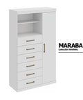 Comoda MARABA blanco - Open Hogar