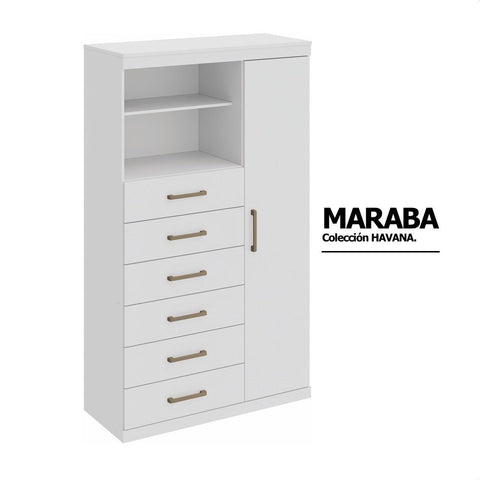 Comoda MARABA blanco - Open Hogar