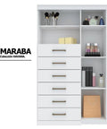 Comoda MARABA blanco blanco - Open Hogar