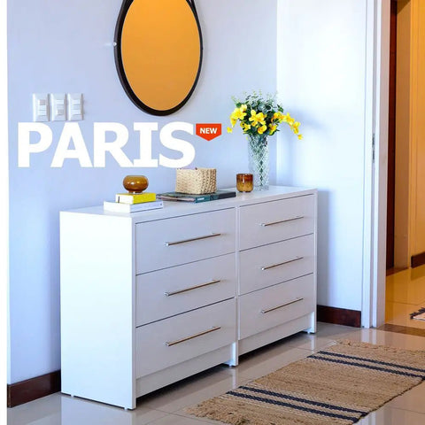 Comoda PARIS 160 blanco blanco - Open Hogar