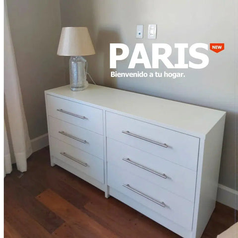 Comoda PARIS 160 blanco blanco - Open Hogar