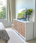 Comoda PARIS 160 blanco nature - Open Hogar