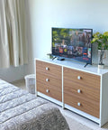 Comoda PARIS 160 blanco nature - Open Hogar