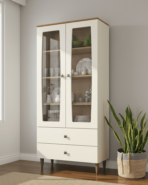 Cristalera LIZIA off white - Open Hogar