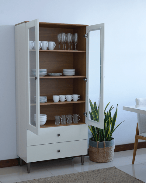 Cristalera LIZIA off white - Open Hogar