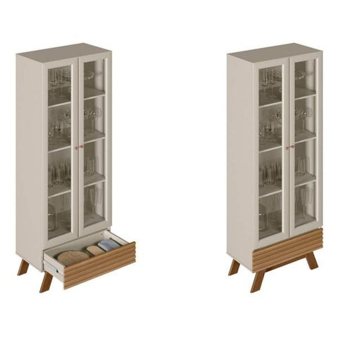 Cristalera MURCIA off white - Open Hogar