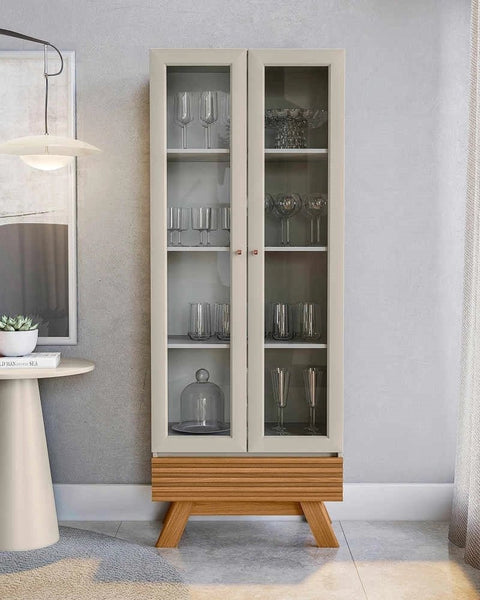 Cristalera MURCIA off white - Open Hogar