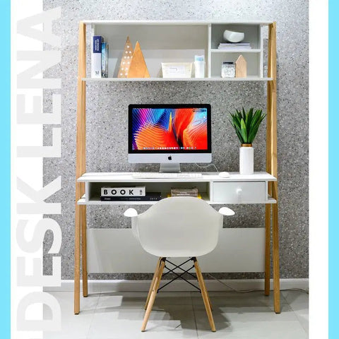 Escritorio LENA blanco - Open Hogar