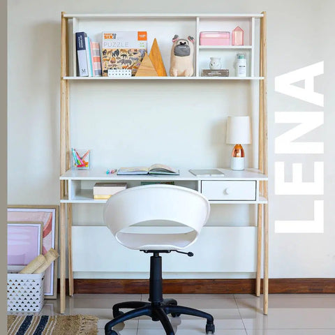 Escritorio LENA blanco - Open Hogar