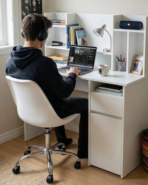 Escritorio TREINA blanco - Open Hogar