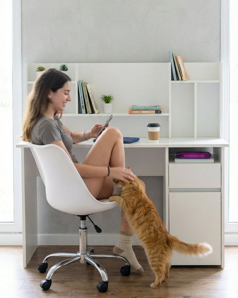 Escritorio TREINA blanco - Open Hogar