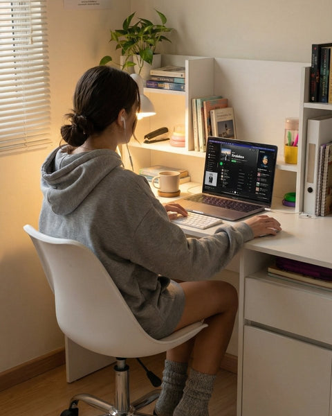 Escritorio TREINA blanco - Open Hogar