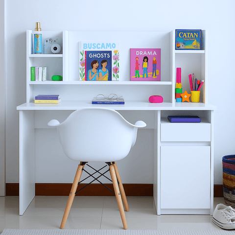 Escritorio TREINA blanco - Open Hogar