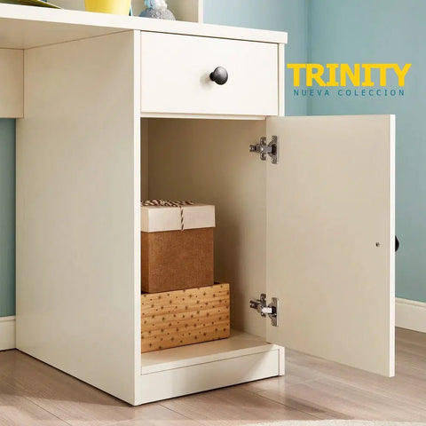 Escritorio TRINITY blanco - Open Hogar